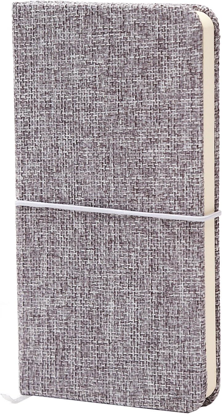 BIOBAY Classic Ruled Travel Notebook | Hardcover Writing Journal and Diary – Premium Lined Paper and Durable Design – 160 Pages – Cloth
