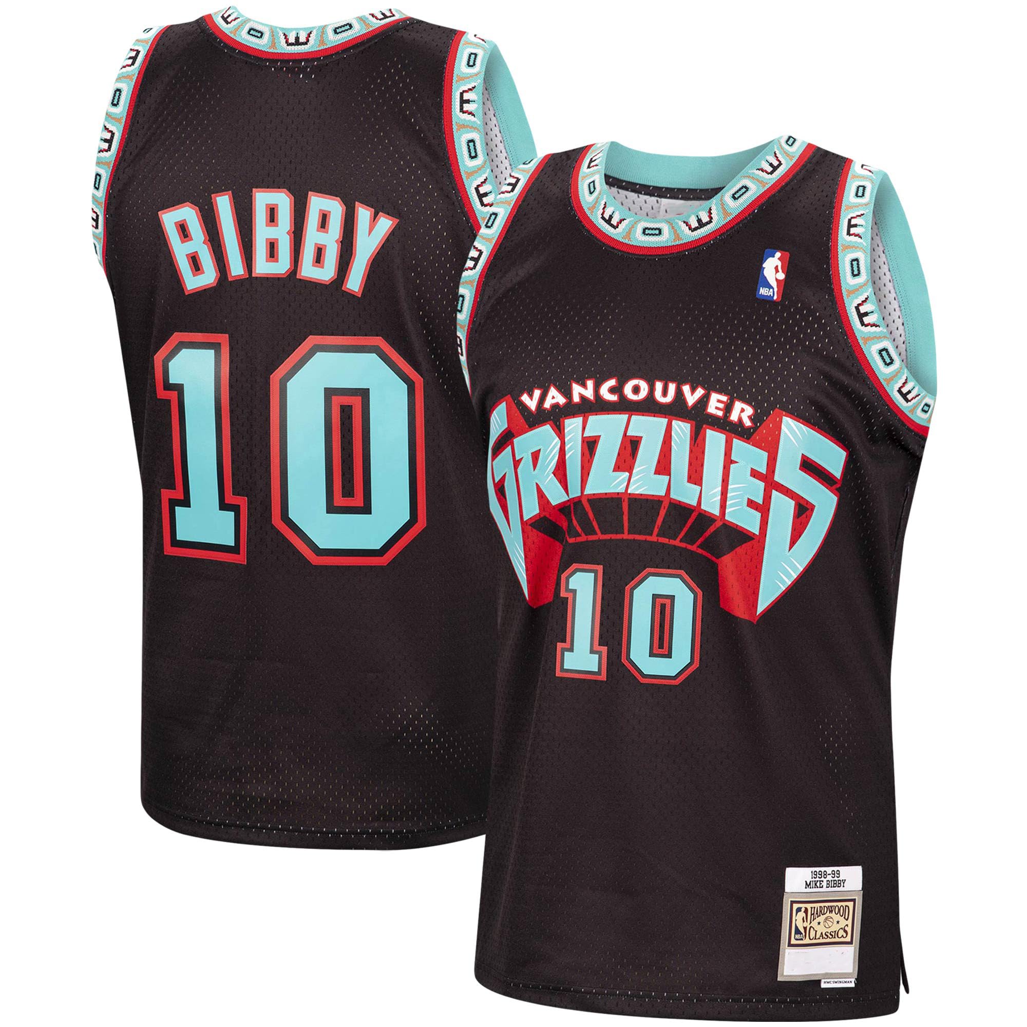 Mike Bibby Memphis Grizzlies Black Youth 8-20 Hardwood Classic Soul Swingman Player Jersey