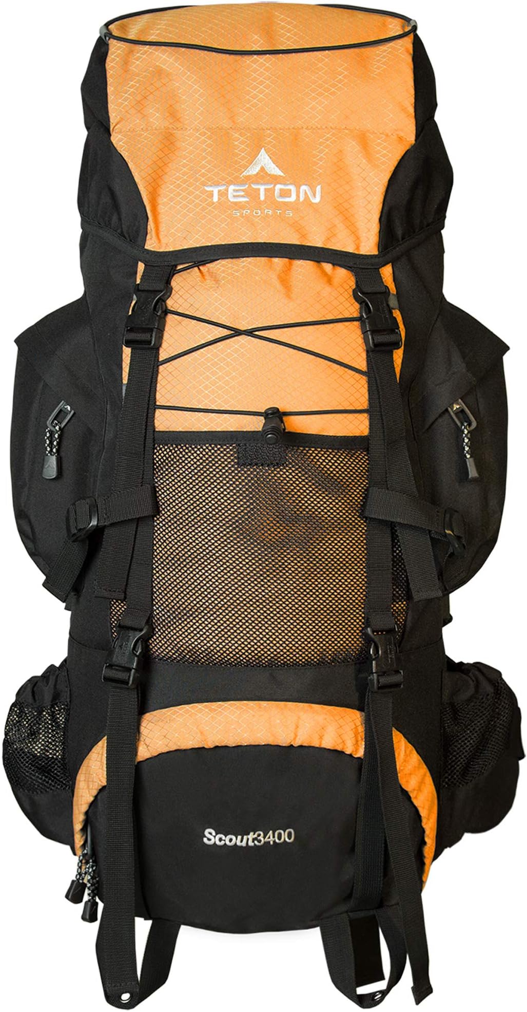 TETON 55L Scout Internal Frame Backpack for Hiking, Camping, Backpacking, Rain Cover Included