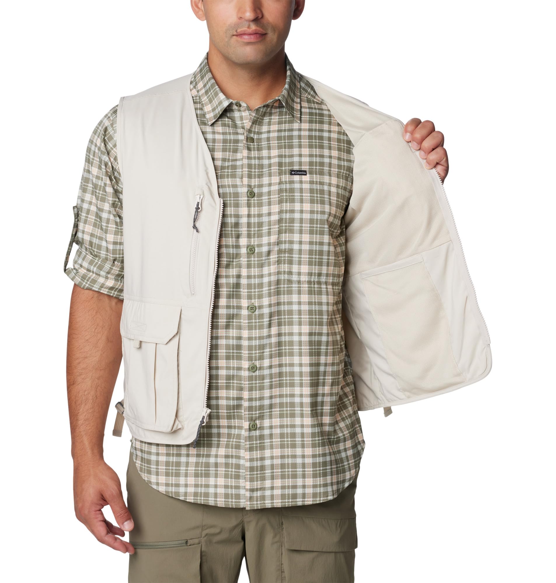 Columbia Silver Ridge Utility Vest, Gilet Smanicato In Pile Uomo