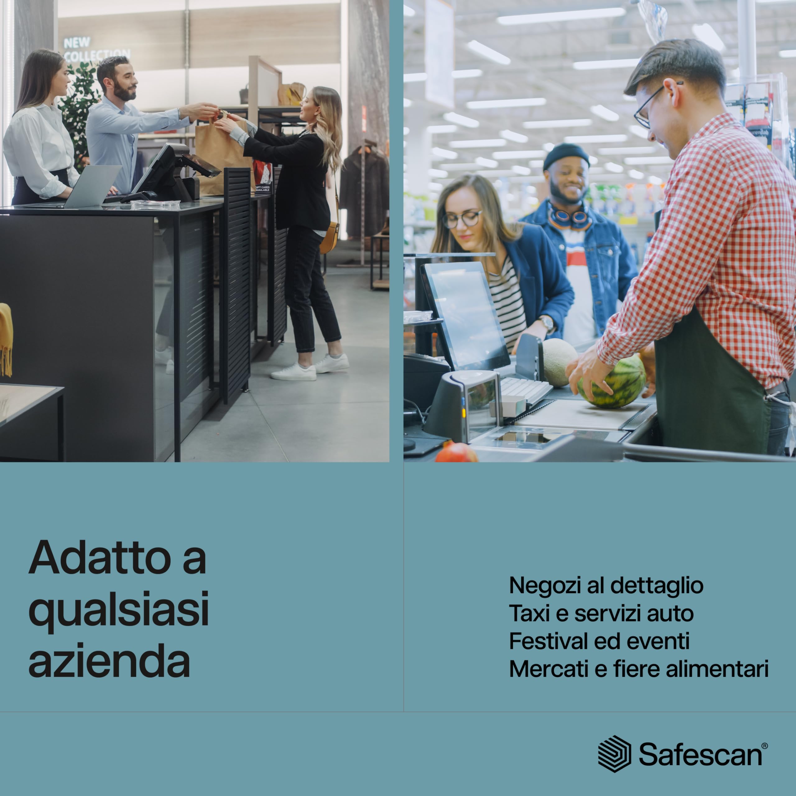 Safescan 2000 contabanconote portatile che conta banconote ordinate - Contabanconote da viaggio - Contabanconote per banconote ordinate e per tutte le valute