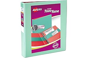 Avery Two-Tone Durable View Binder: A Colorful and Robust Organization Solution