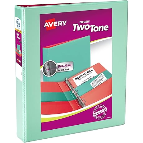 Avery Two-Tone Durable View Binder: A Colorful and Robust Organization Solution
