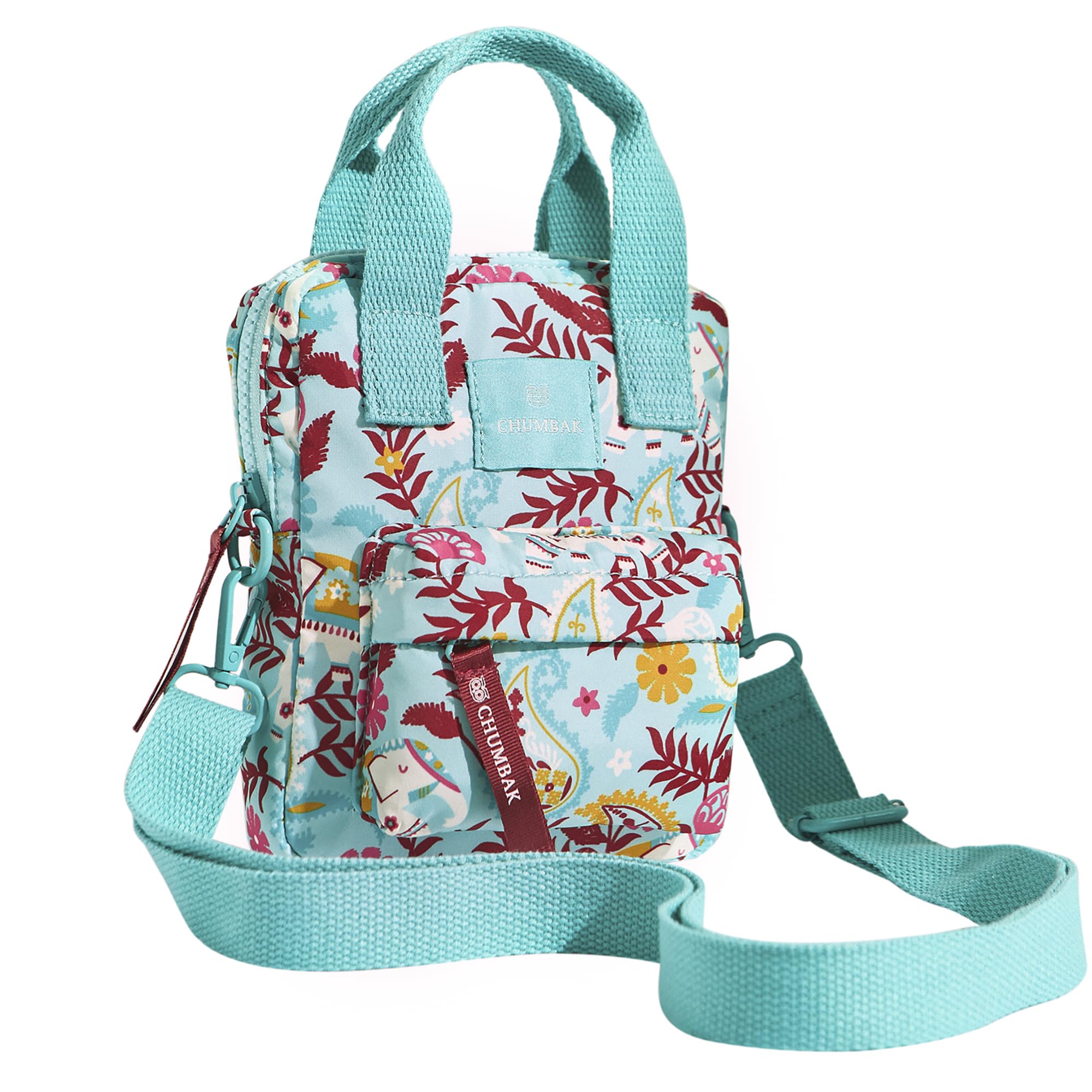 Chumbak Crossbody Sling Bag for Women | Stylish Printed Canvas Box Sling bag | Multipurpose Daily use Bag for Office/College/Travel (B0D41JMRV7) Amazon Price History, Amazon Price Tracker