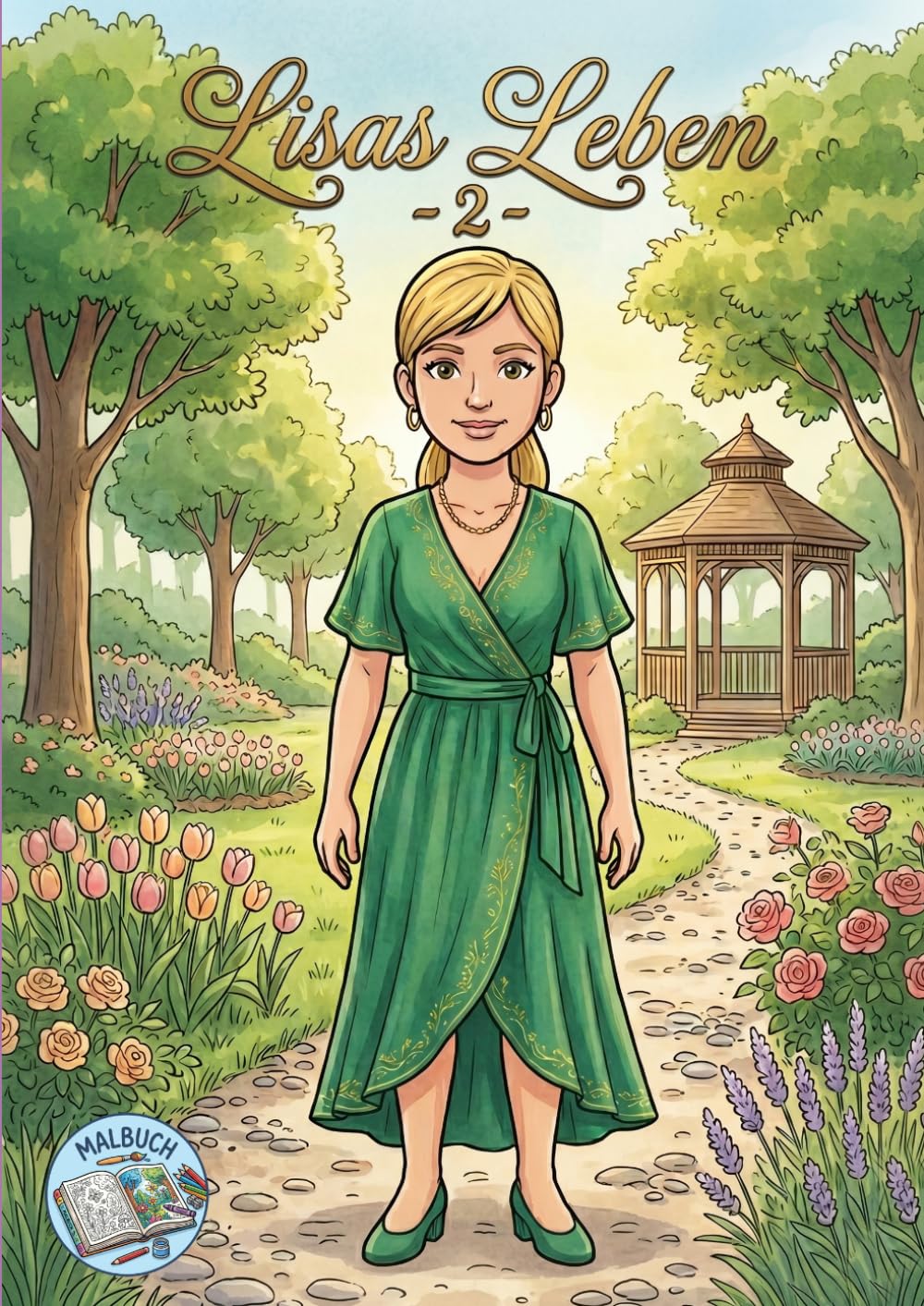 Lisas Leben - 2: Wenn ich groß bin - Spannende Berufe entdecken: Von der Tierärztin bis zur Bundeskanzlerin. Inspirierendes Malbuch für starke Mädchen
