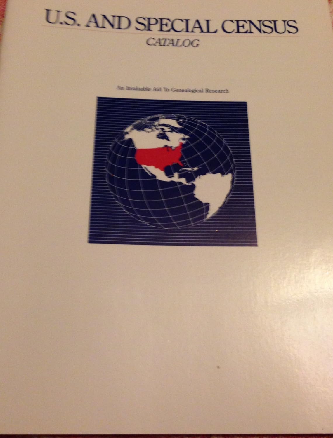 U. S. and Special Census Catalog Unknown 9780916489045 Books