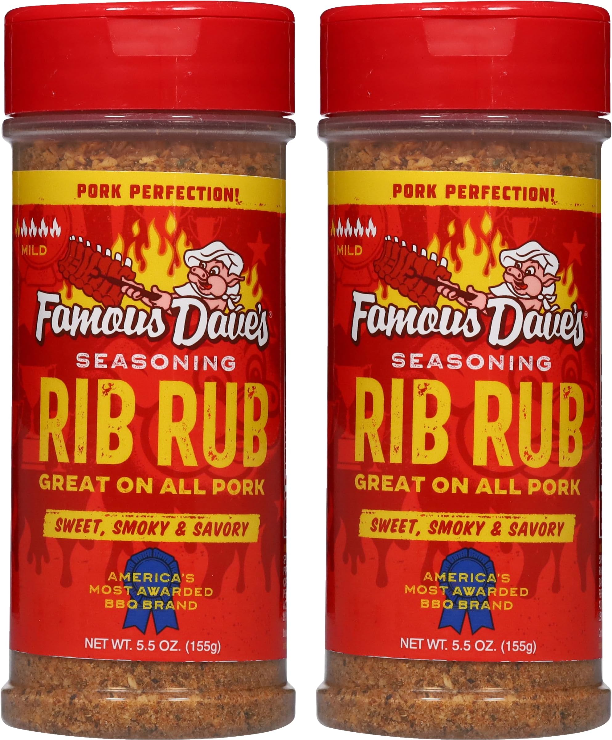 Famous Dave's - 2 pck, Rib Rub Seasoning (11 oz.)