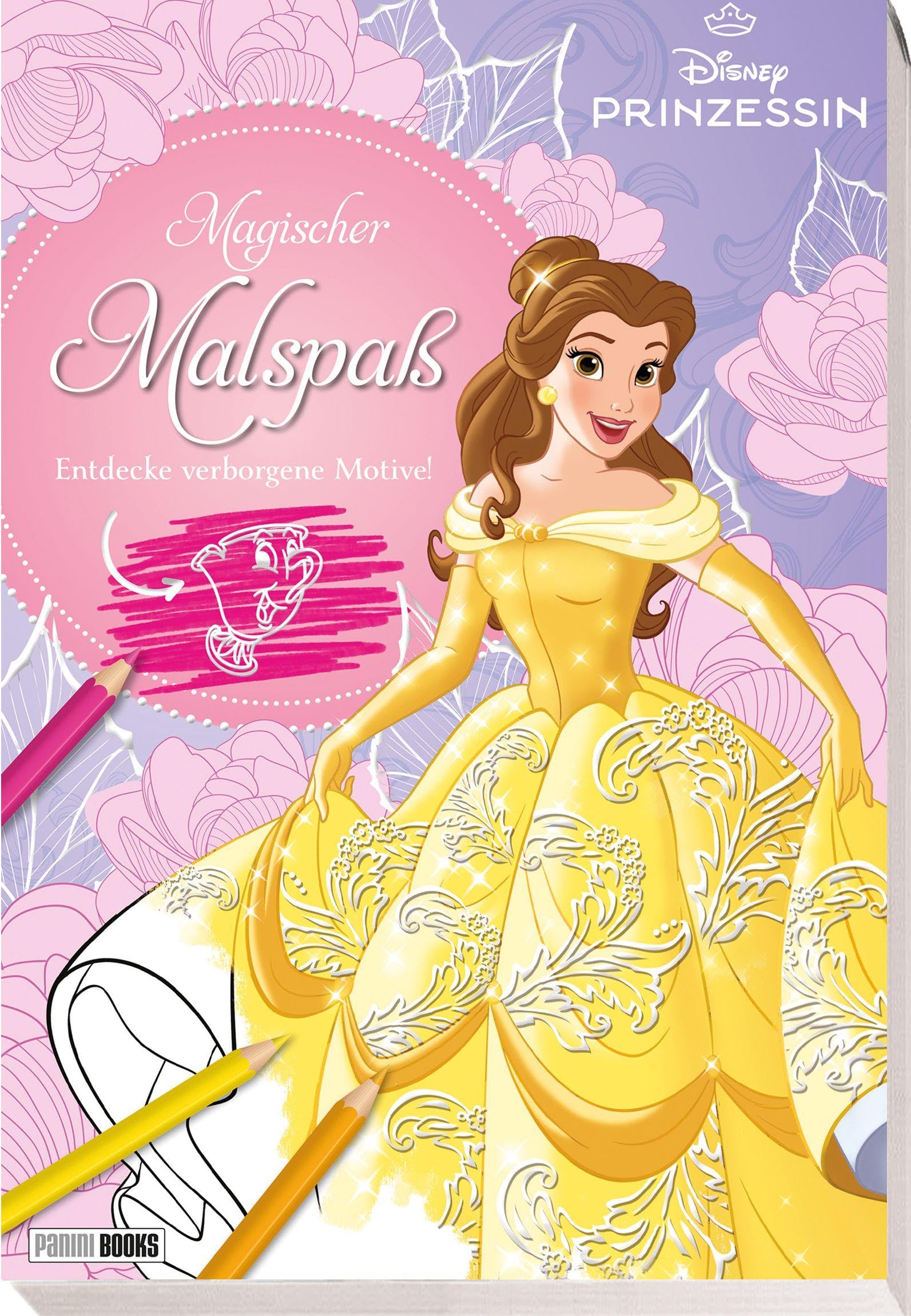 Panini Disney Prinzessin: Magischer Malspaß - Entdecke verborgene Motive! Malblock