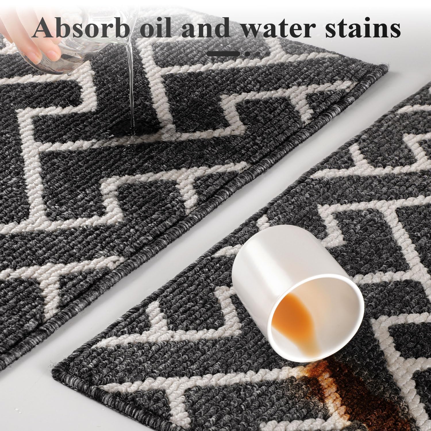 Zerbino Antiscivolo 61x88,9 Cm, In Gomma, Assorbente E Resistente, Per Esterno E Interno