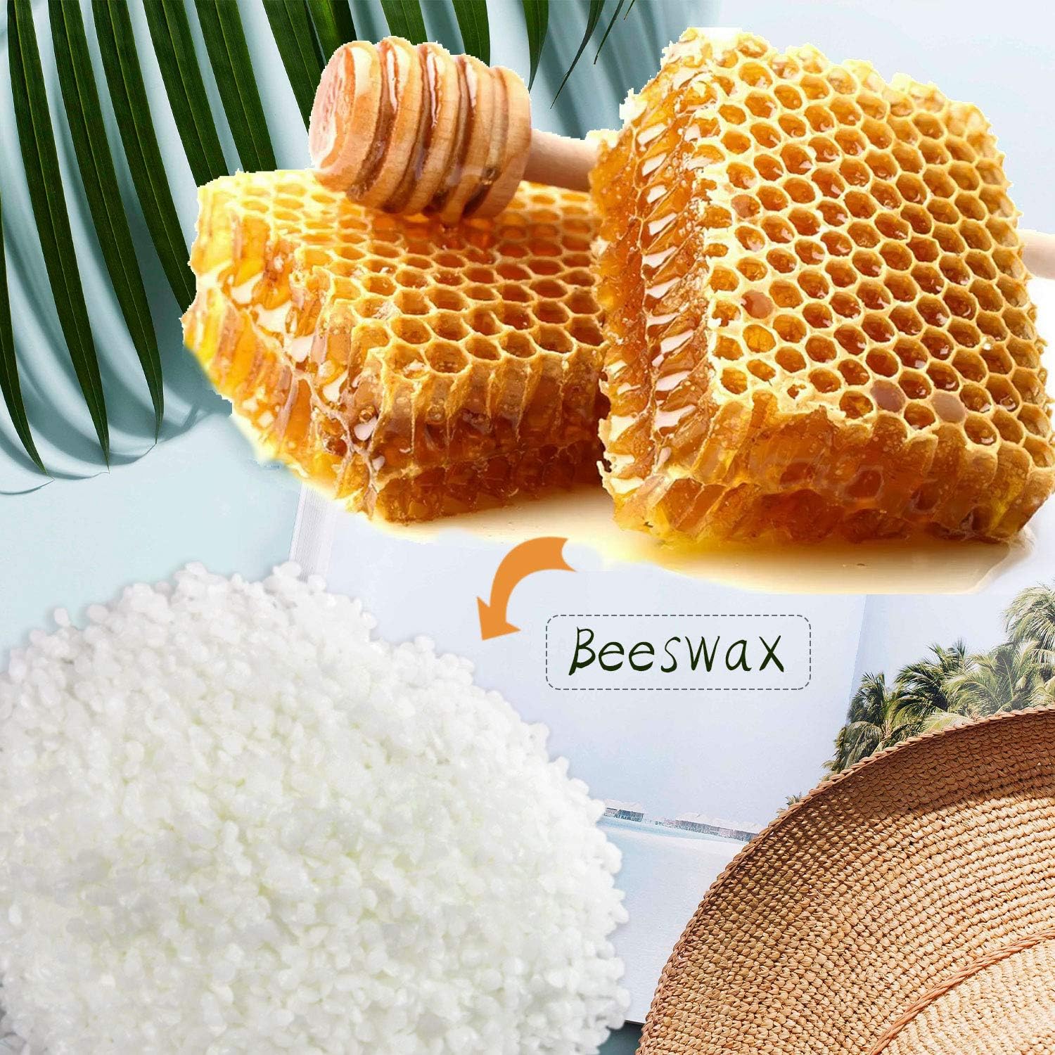 Candle Making Kit, Beeswax Scented Candles Supplies Arts and Crafts for Adults and Teens Gift Set for Women Including Fragrance, Soy Wax, Cotton Wicks, Metal Pot, Candle Dyes, Candle Jars and More