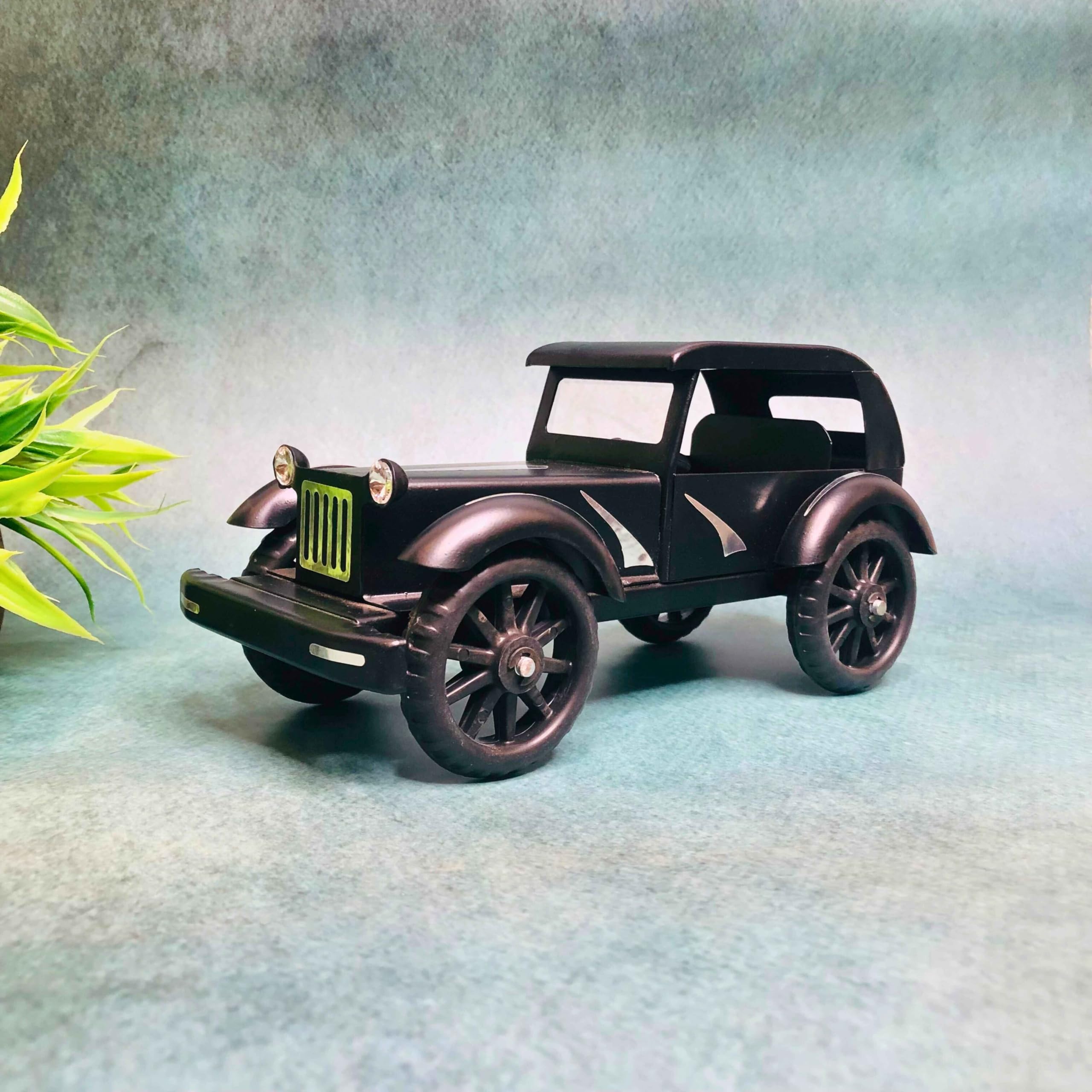 LUXEN Classic Vintage Metal Big Unbreakable Full Metal Body CAR, Vintage CAR Toy Model Alloy Model Toy Vehicle Classic CAR Metal Vintage CAR for Kids and Adults, Showpiece for Decoration-image-43