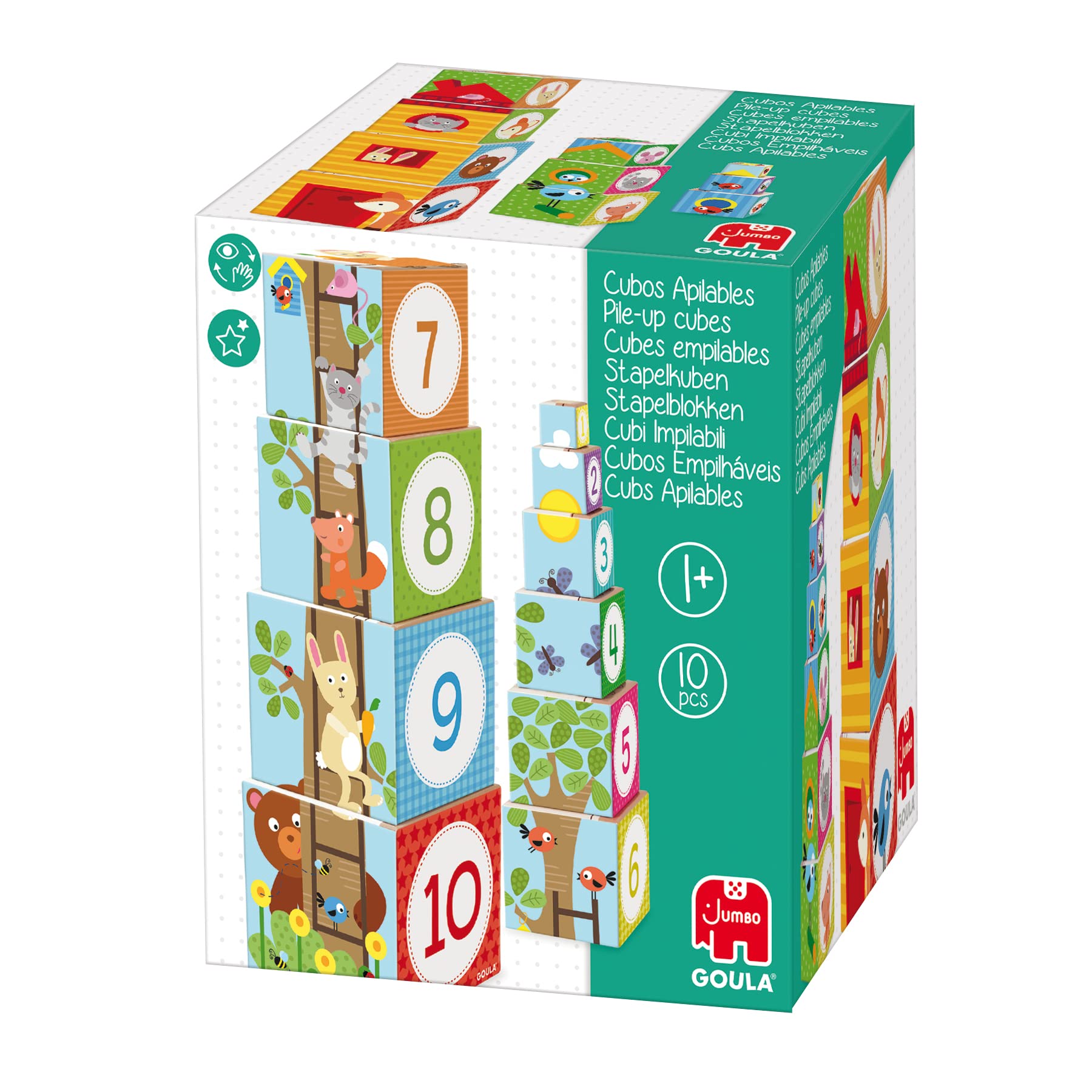 Goula 55219 - Cubi Impilabili Bosco