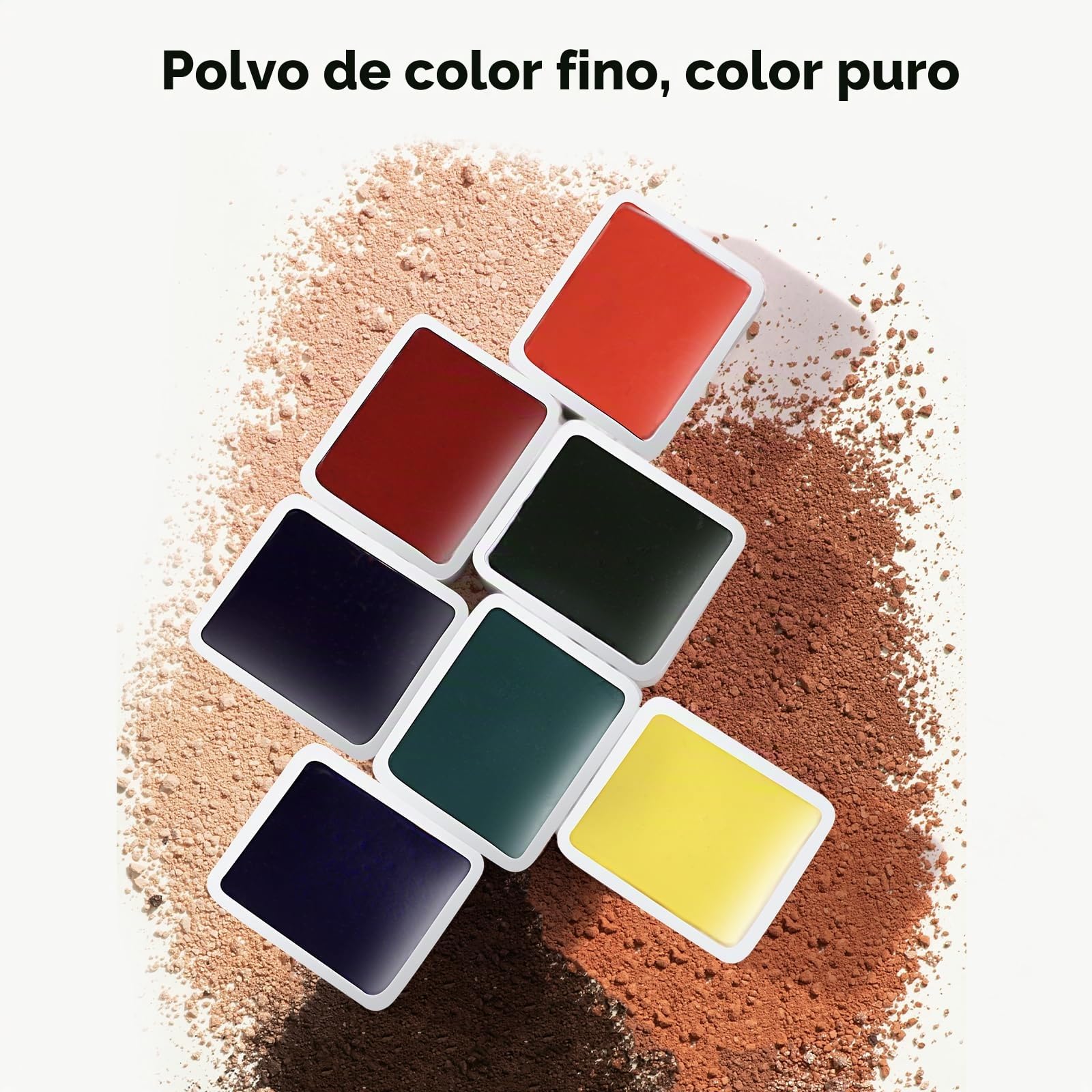 Paul Rubens Juego de pintura de acuarela para artista, 24 colores vibrantes en caja portátil, alta transparencia, gran resistencia a la luz, juego de acuarela profesional de viaje perfecto para artis