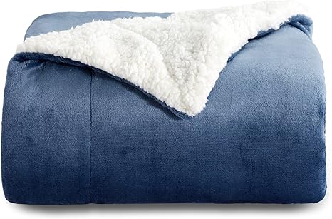blue throws for couch