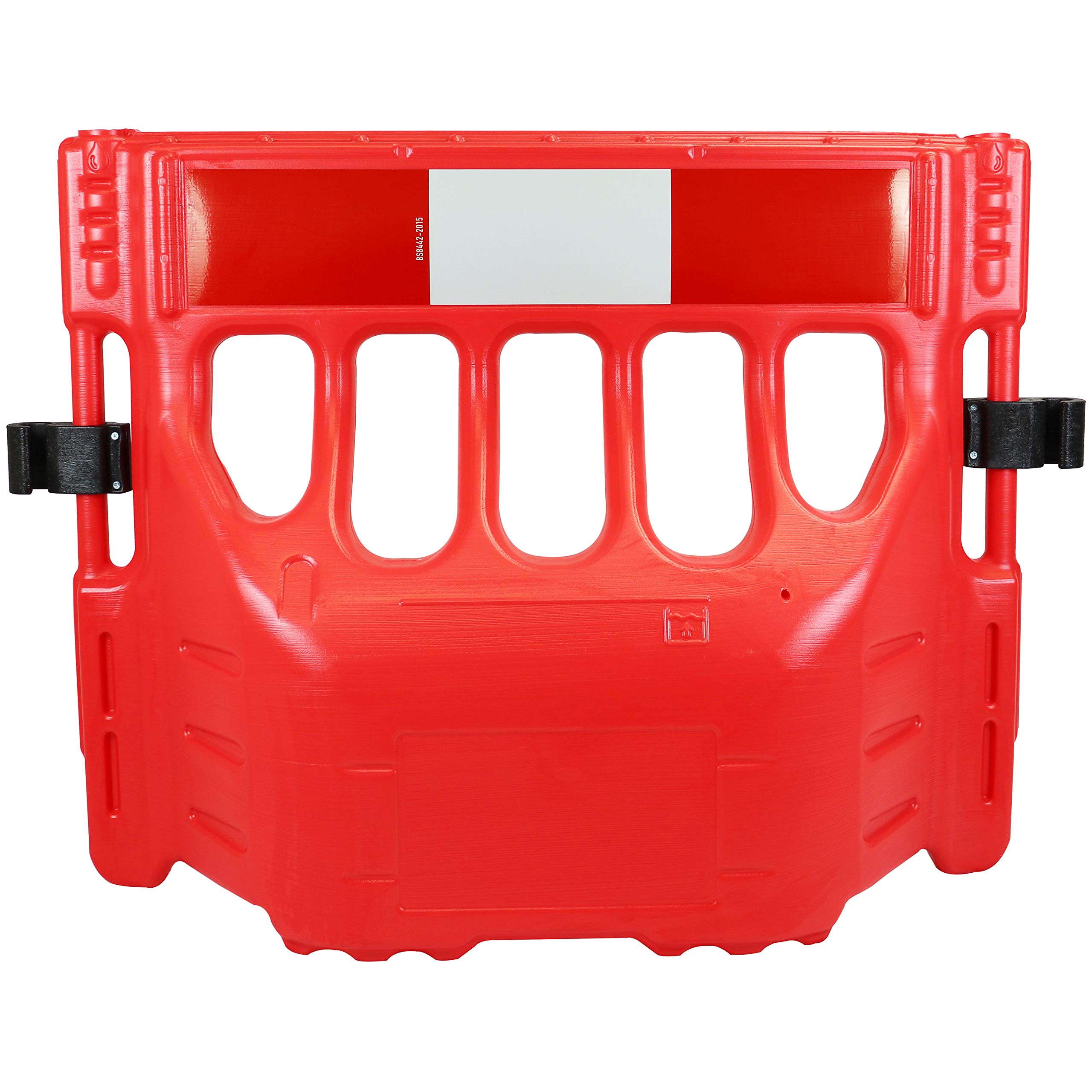 1 Metre Water Filled Event Safety Barrier in Red & White - Chapter 8 Traffic Management Heavy Duty For Multi-Purpose Usage โ Anti-Trip Stable Design (Red)