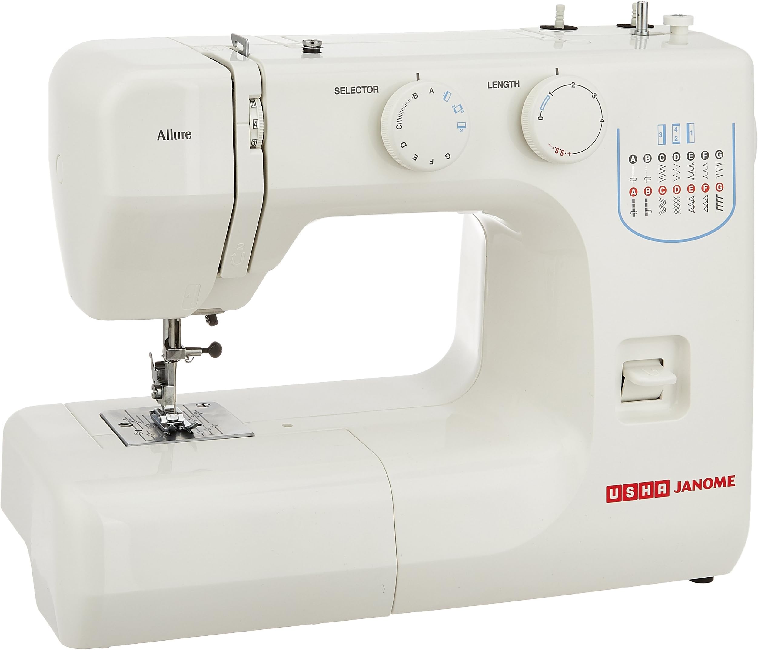 Usha Janome Wonder Stitch Automatic ZigZag Electric Sewing Machine