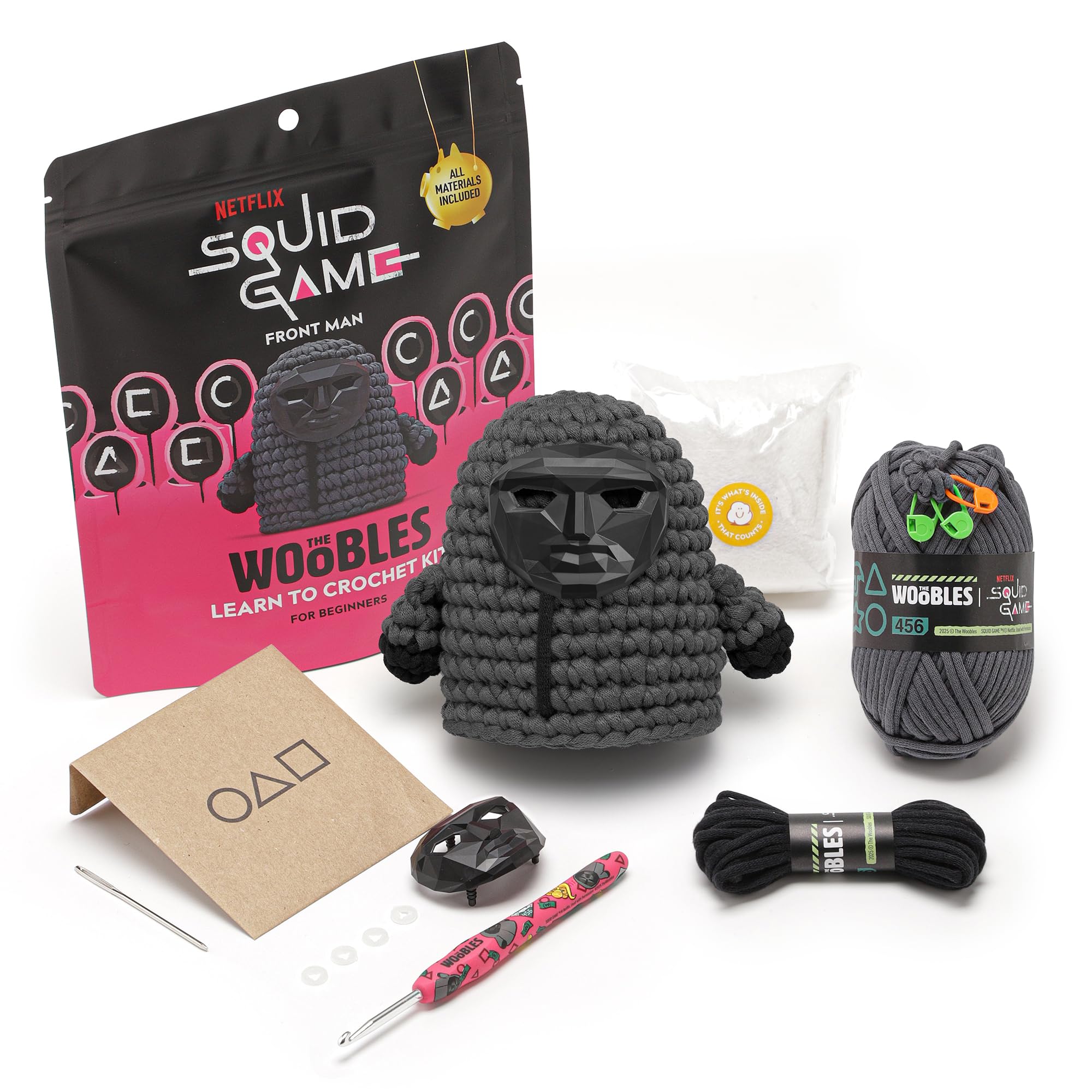 Amazon.com: The Woobles Beginners Crochet Kit with Easy Peasy Yarn