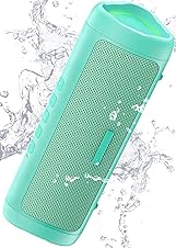 [50% off] Bluetooth Speaker Gifts for Men: Portable Wireless, IPX5 Waterproof, White Elephant Gifts for Adults, Stocking Stuffers for Teens Boy Girl, Up to 20H Playtime, TWS Pair, for Home/Party/Outdoor (Teal)
