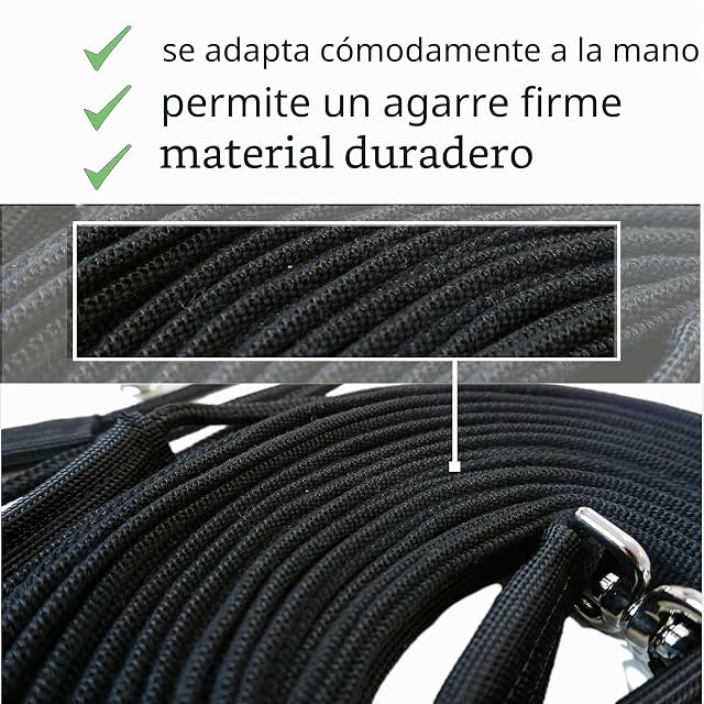 Foto 2 de 6 de Caballo de Doble Longitud, Ideal para Trabajos en el Suelo, para Gimnasia, 16 m de Longitud, Color Negro