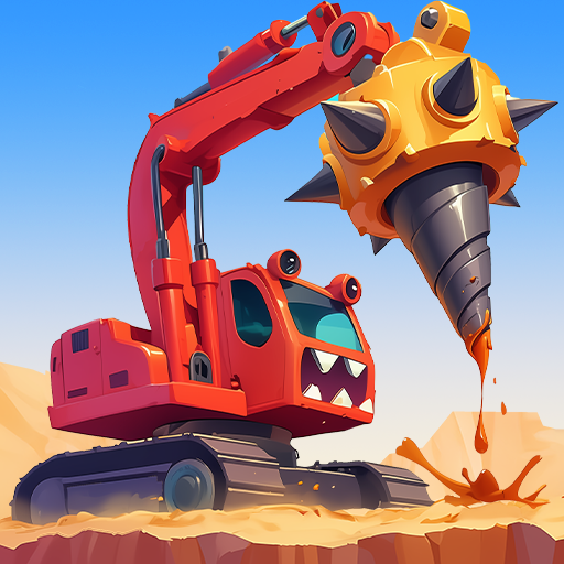 Dinosaurier Bagger Welt - Bagger-, LKW- und Auto-Simulationsspiele für Kinder und Kleinkinder