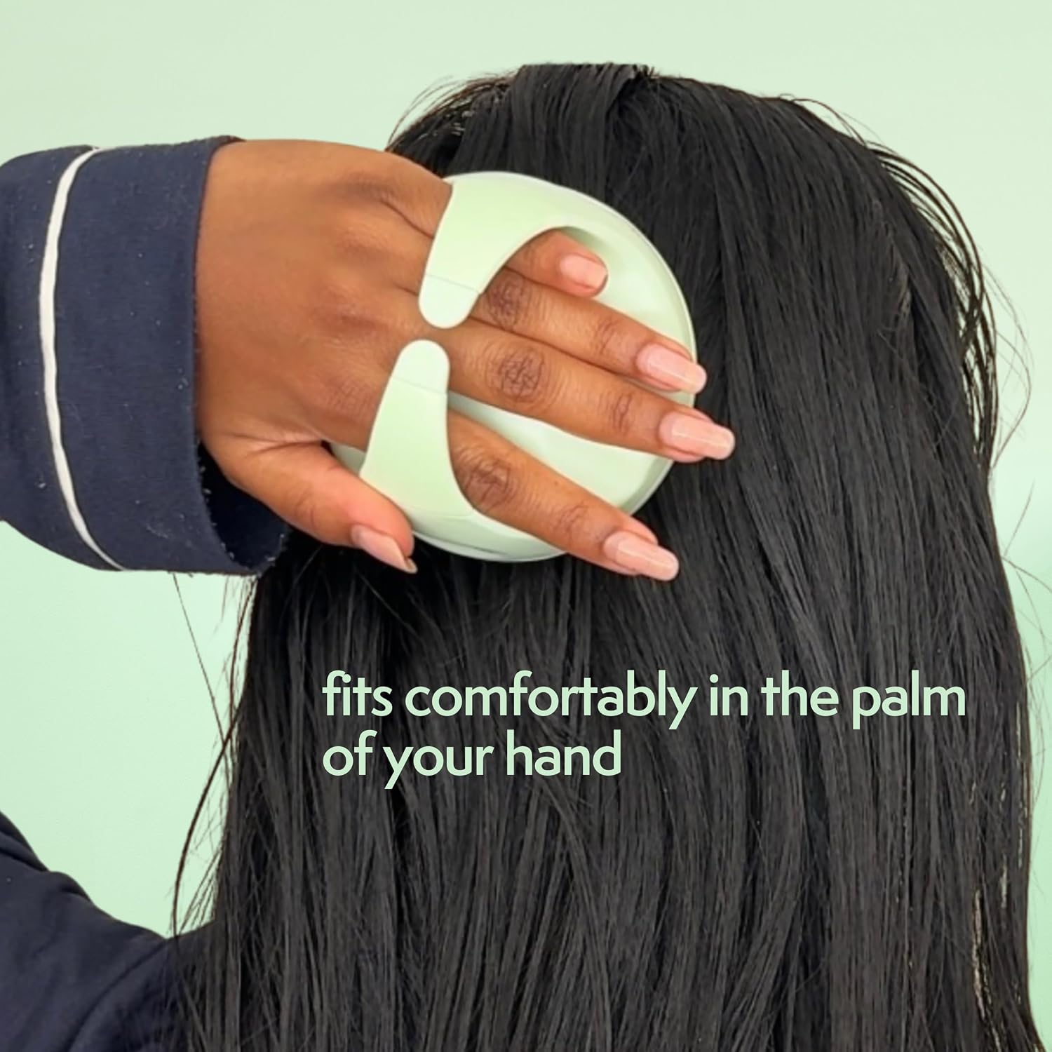 Nature Spell Scalp Massager & Scrubber with Soft Silicone Bristles,