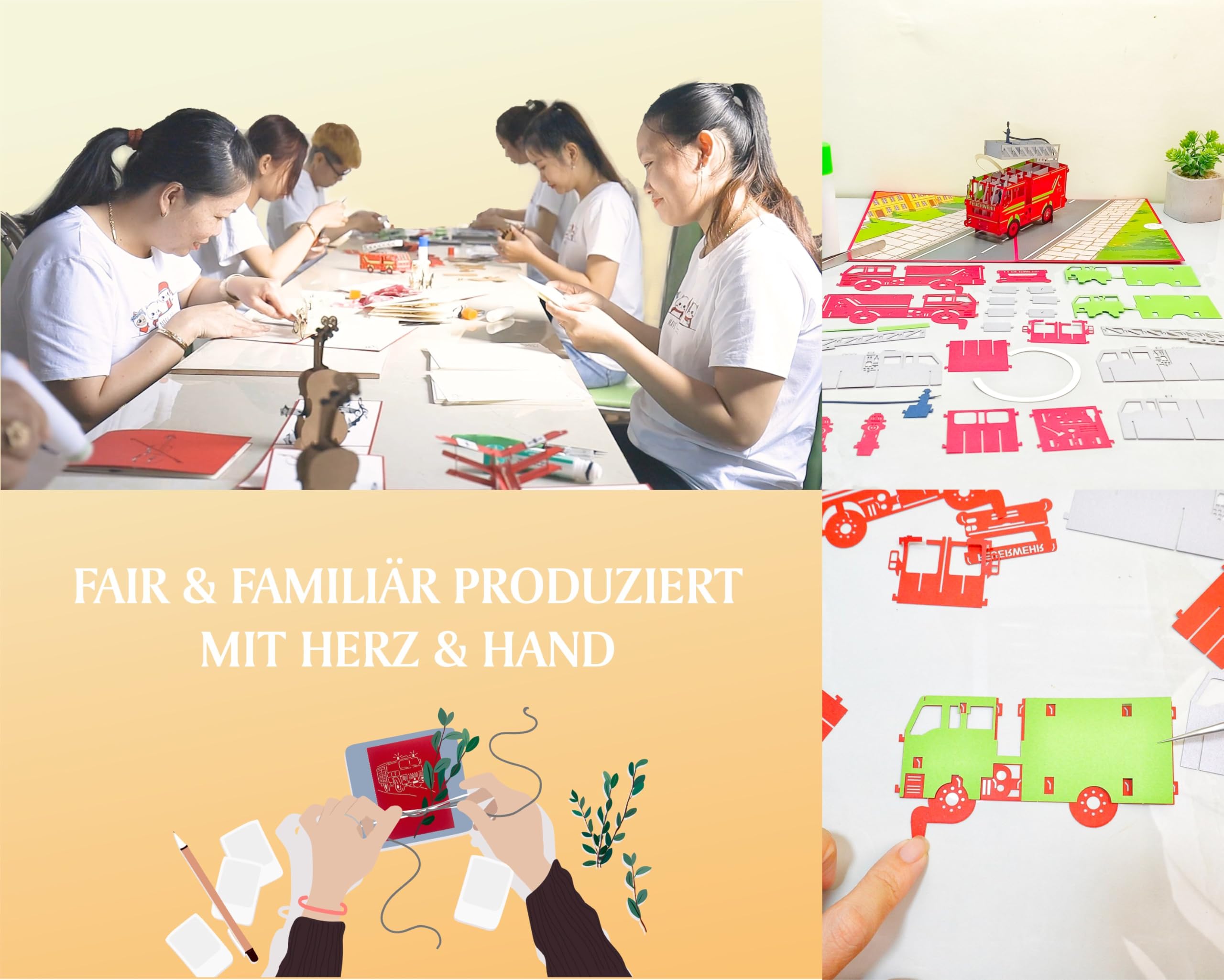 LINPopUp®, LIN17323, pop-up kaart brandweerauto, verjaardagskaart, wenskaart brandweer, brandweerkaart, 3D-kaart brandweer, blustocht - tegoedbon, kinderkaart, brandweerman, N216