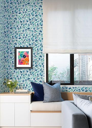 Miniatura 2 de RoomMates EttaVee - Papel tapiz con diseño de leopardo, color rojo