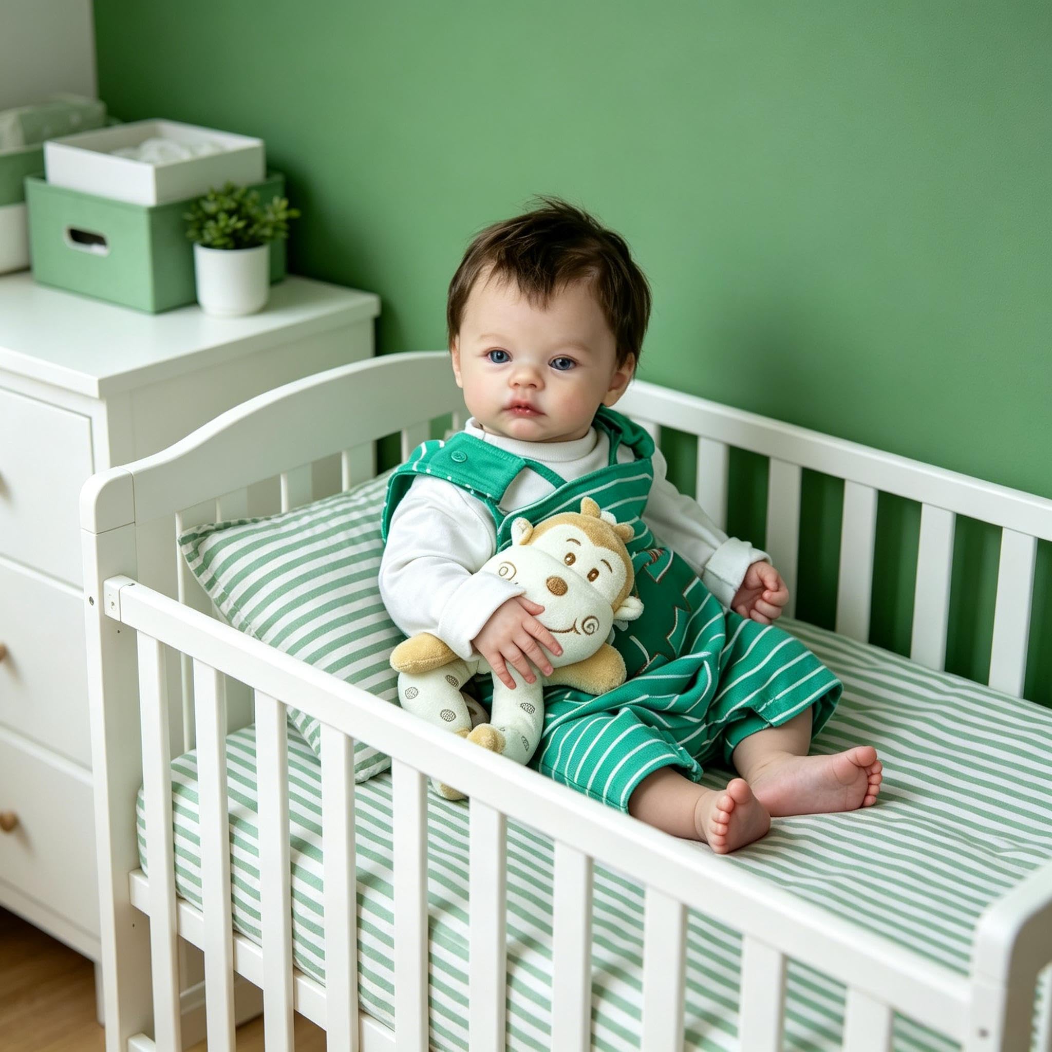 Pełna silikonowa lalka niemowlęca, 45 cm, Reborn Baby Doll, silikonowa, na całe ciało, winylowa, realistyczna, noworodek, prawdziwe życie, Reborn lalki z akcesoriami do zabawek