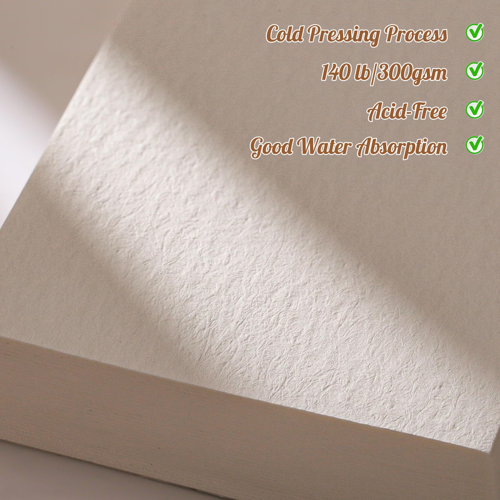Prudiut 60 marcadores de acuarela, 140 libras/300 g/m², tarjetas de papel de acuarela, edición coleccionable de artistas para pintura, proyectos de bricolaje, regalos para el día de la madre (1.9 x