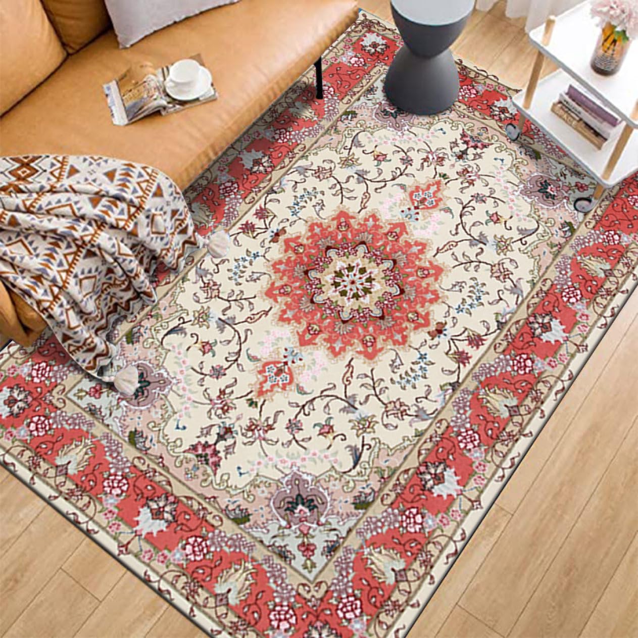 ペルシャ風絨毯 ラグ 洗える 160x200cm　お洒落　高級　カーペット 洗える絨毯 ペルシャ風絨毯 ペルシャ絨毯 ラグ 160の通販 約 洗える
