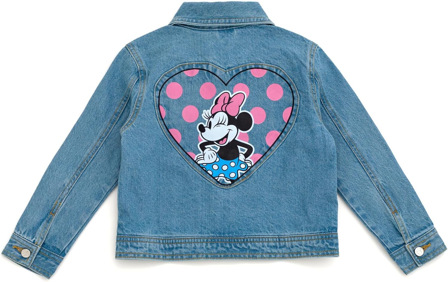 Disney Junior Girls Denim Jacket Toddler to Big Kid Sizes (2T - 14-16) - Image 3