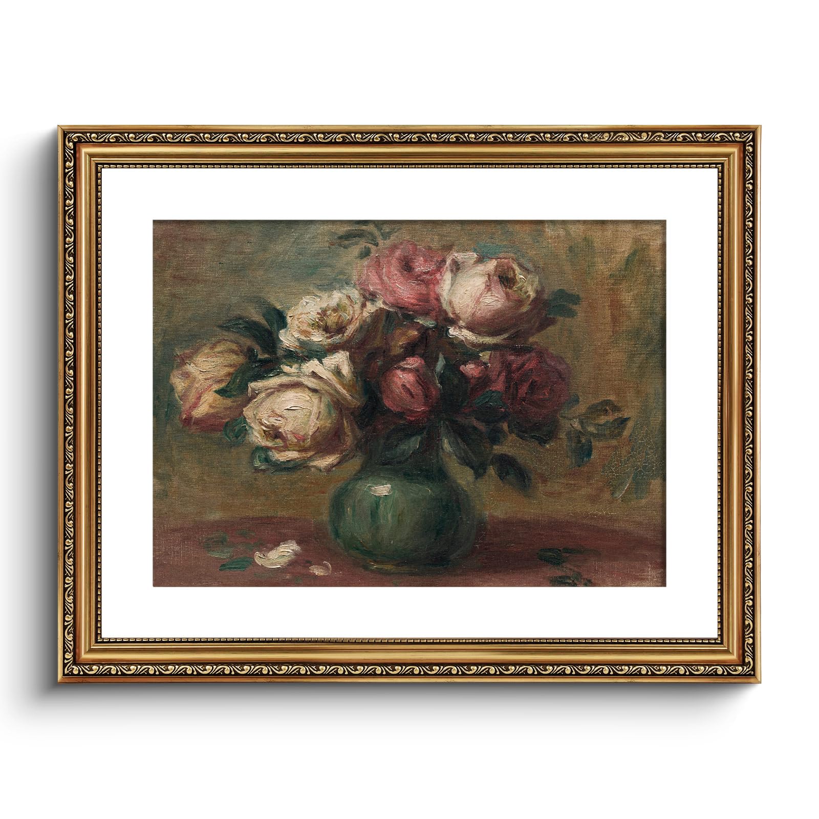 VIYYIEA Gold Framed Wall Art Canvas Print Home Decor Vintage Swan Decoration Grace Swan Art Painting Pictures Rustic Bathroom Wall Decor Animal Farmhouse Artwork for Living Room Bedroom Office 11x14in — view 33