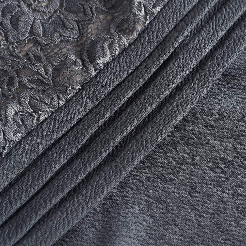 HOMEYEE Vintage Vintage à Manches 3/4 en Dentelle Florale brodée Cocktail Robes A062