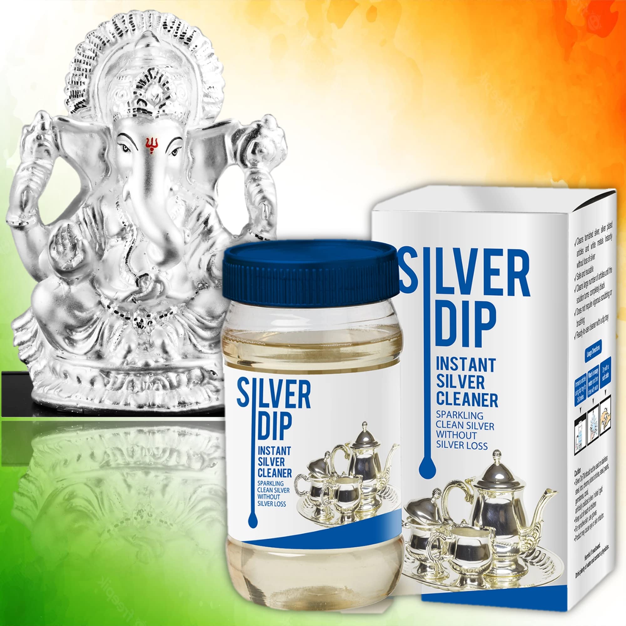 Northwoods Modicare New Silver Dip Instant Silver Cleaner Sparkling Clean Silver Metal Without Silver Loss,(Silver Dip Modicare Cleaner)(MC0029) - 300ml (B0CHGFGTQ1) Amazon Price History, Amazon Price Tracker