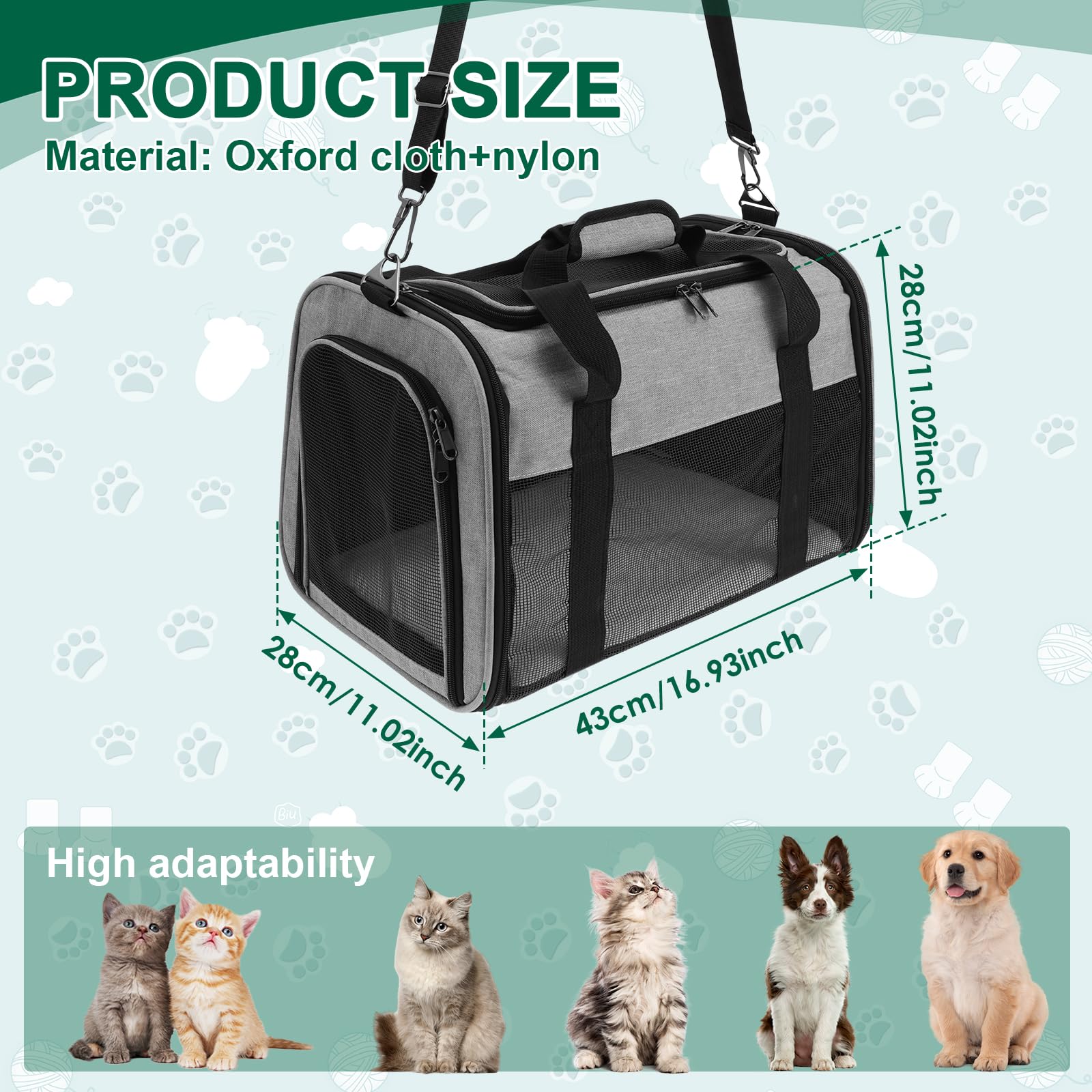 Cat Carrier Bag Airline Approved - Image 2