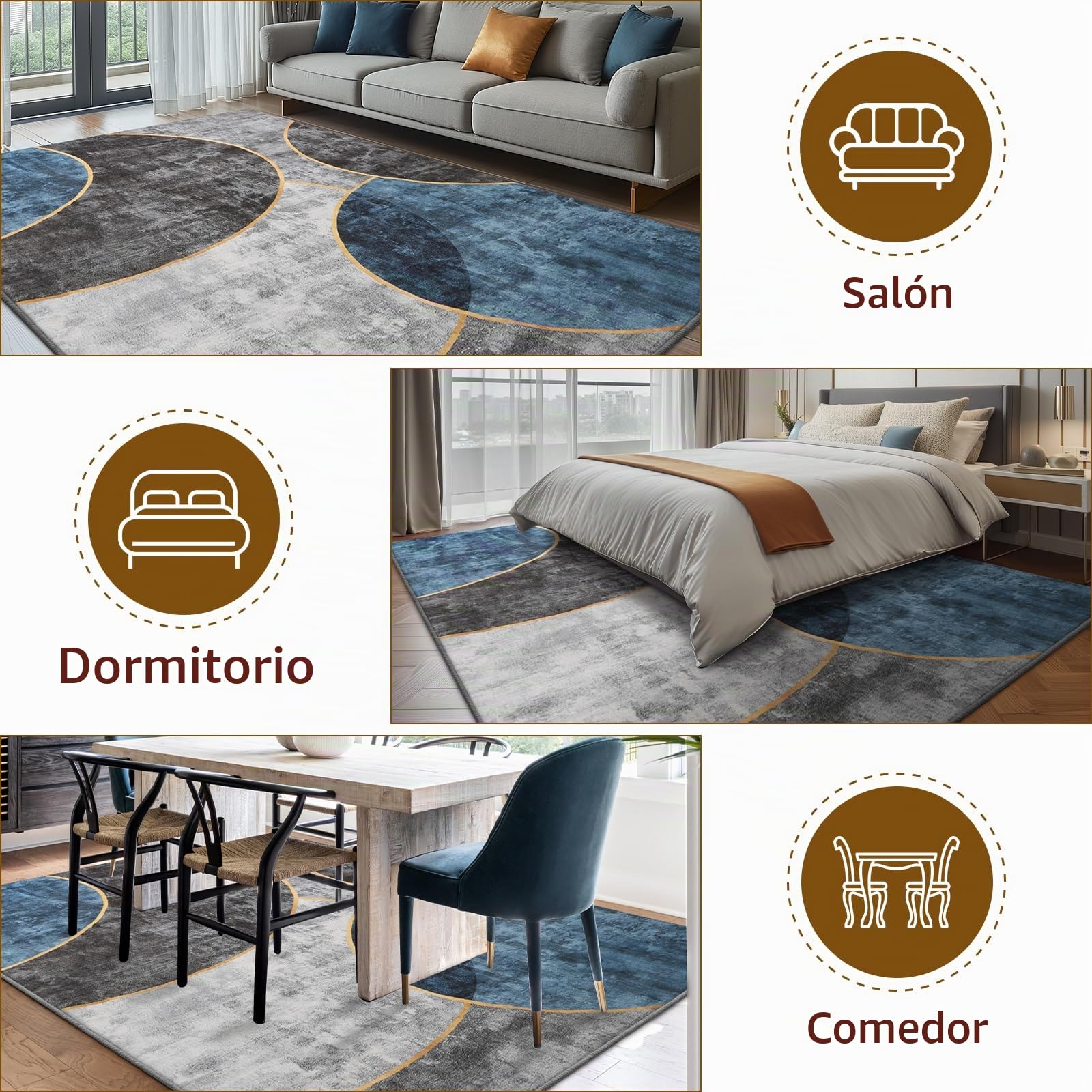 Sour Lemon Alfombra Grande de 200 x 290 Pulgadas, Lavable a máquina, Alfombra Grande Bohemia Vintage Antideslizante para Sala de Estar, Dormitorio