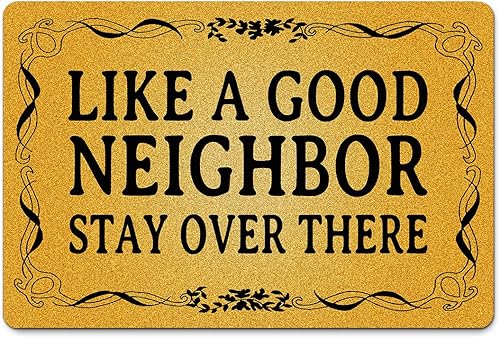 Miniatura 1 de Divertido felpudo de bienvenida (23.6 x 15.7 pulgadas) antideslizante, tapete de regalo personalizado para decoración del hogar en la puerta,