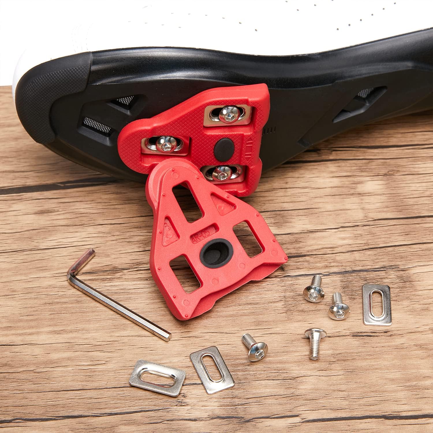 Bike Cleats Compatible with Peloton Look ARC Delta - Indoor Cycling & Road Bike Bicycle Cleat Set - Fully Compatible with Peloton Pedals and Delta Clips - Image 5