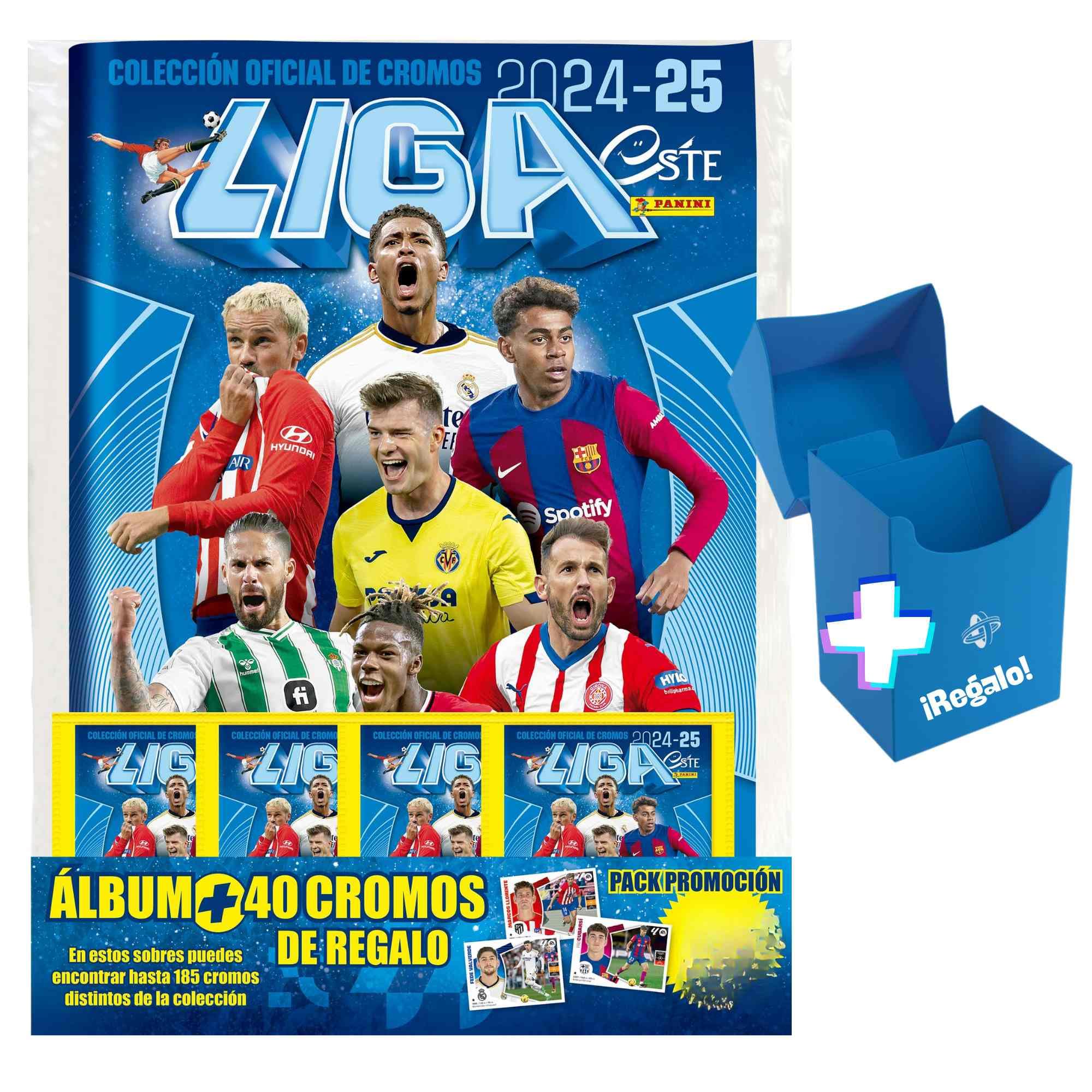 Panini album Cromos Liga Este 24/25 + Cajita para repetidos