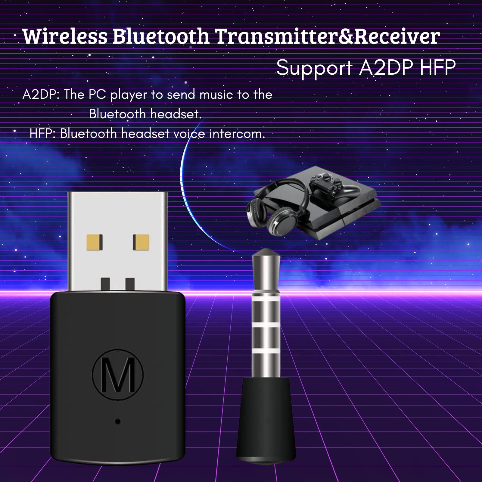 Adapter USB Bluetooth Mini 5.1 Bluetooth Dongle odbiornik i nadajnik adapter USB do PC PS 4