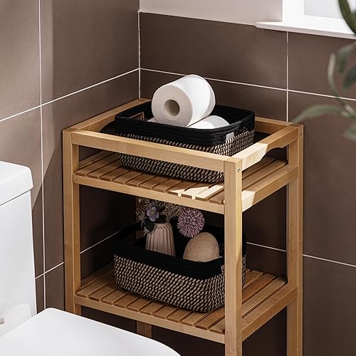 Miniatura 164 de UBBCARE Paquete de 2 canastas pequeñas, canastas de almacenamiento tejidas para organización, canasta de regalo pequeña, canasta de juguetes