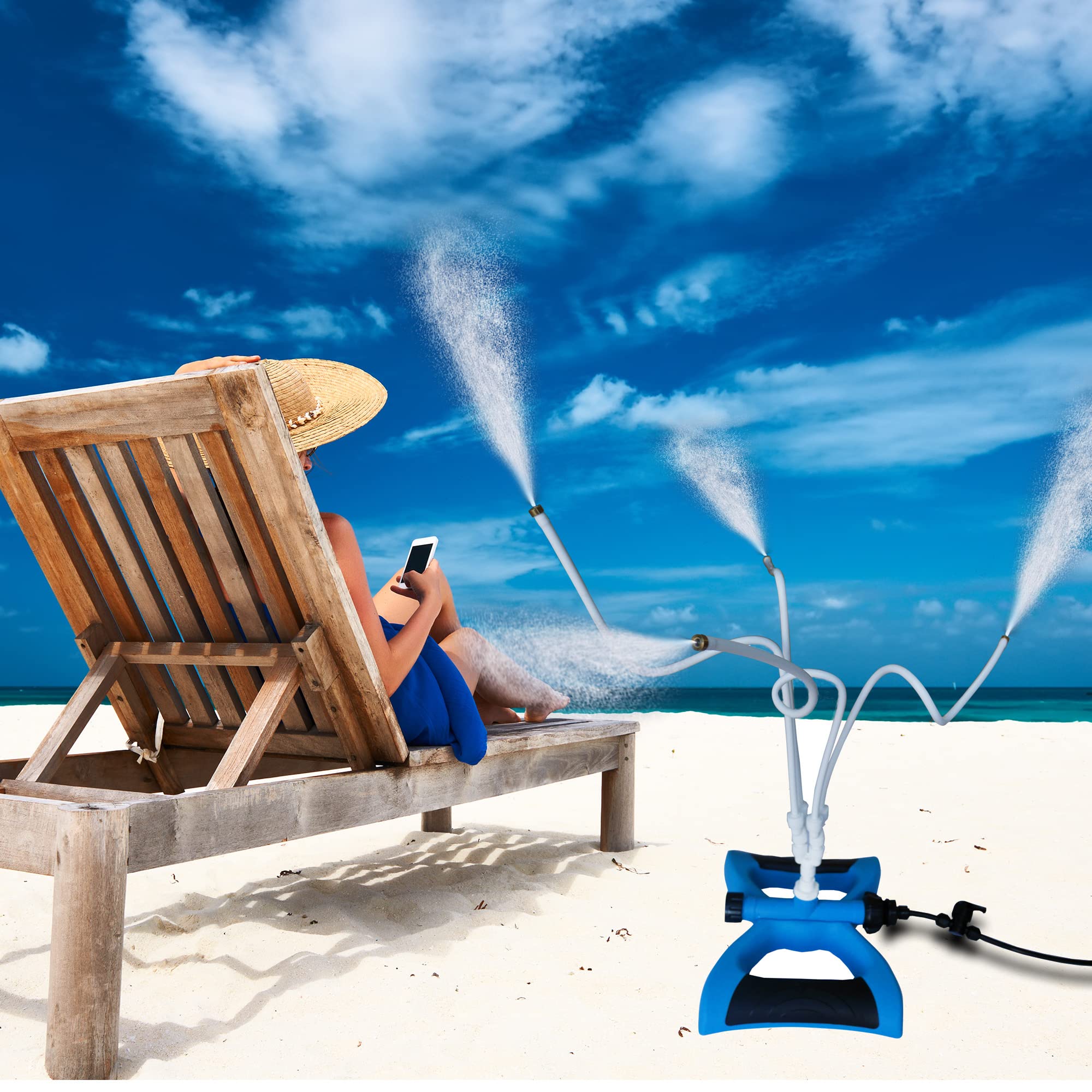 OUTDOOR PATIO WATER Mister Mist Nozzles Misting Garden Yard Cooling