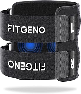 Fit Geno Sciatica Pain Relief Brace Devices: 2023 Upgraded Re-Active Plus Sciatica Pain Relief Brace w/Dual Pressure Pads for Maximum Lower Back Pain Relief - FSA or HSA Eligible Sciatic Nerve Wrap