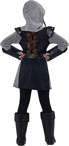 Miniatura 3 de Disfraz de caballero noble para niñas, Negro