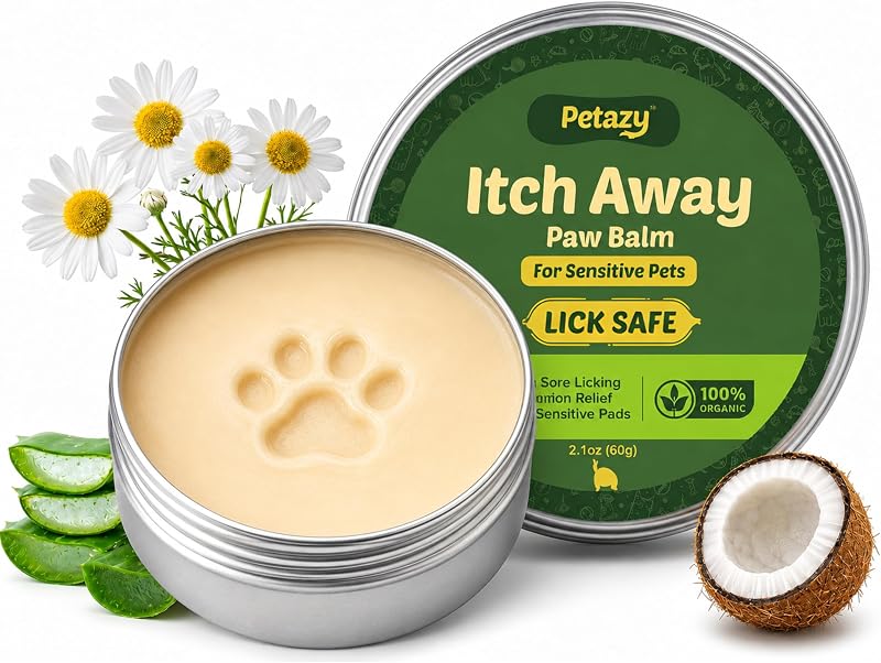 Bálsamo Petazy Itch Away para Patas e Nariz de Cães, 60 g
