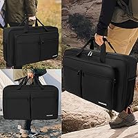 Vista 4 de Funda de transporte para estufa de campamento compatible con estufa de campamento Coleman de 2 quemadores, bolsa de almacenamiento impermeable