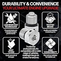 Vista 4 de Votex - HECHO EN EE.UU. - DP031 Tapón magnético de drenaje de aceite de neodimio para motor de acero inoxidable se ajusta a Harley Davidson/Buell