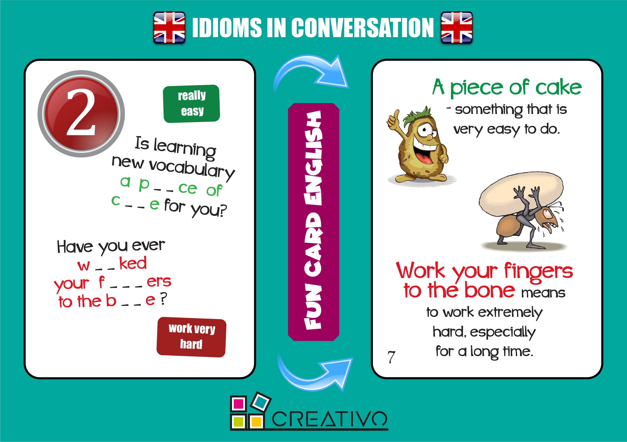 ENGLISH IDIOMS IN CONVERSATION (FICHAS)