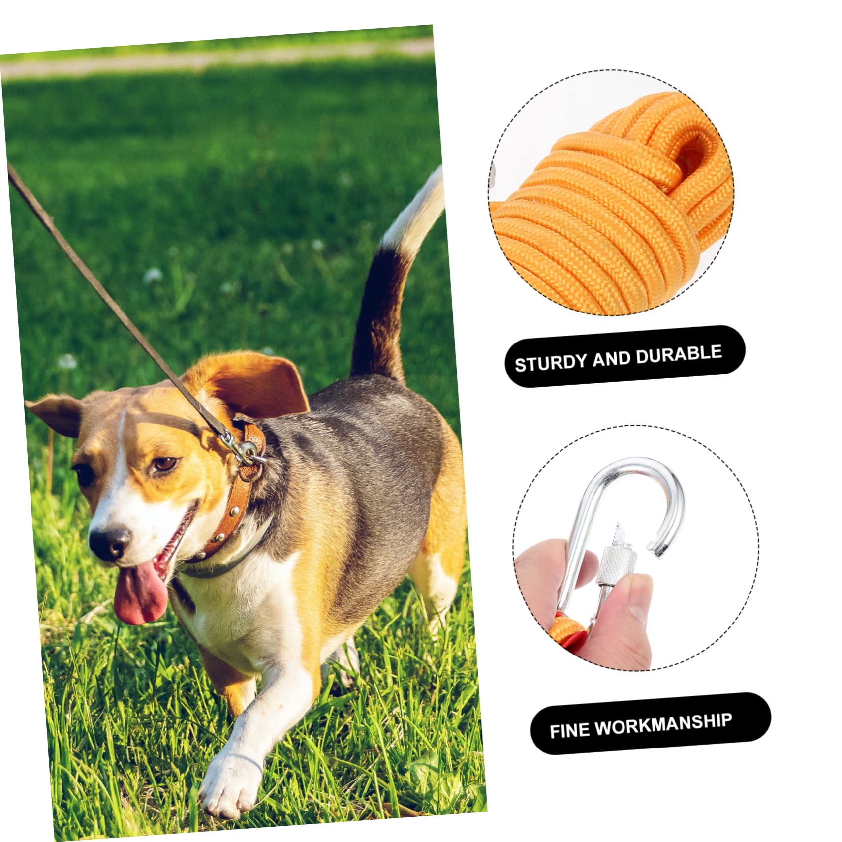 Toyvian Cadena para Perros De Nylon Resistente Al Cable para Correr y Pasear Perros para Acampar Mascotas