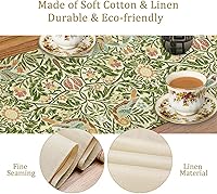 Vista 190 de Camino de mesa de mediados de siglo, moderno patrón atómico absctract geométrico retro de los años 1950 y 1960 S para decoración de mesa del hogar